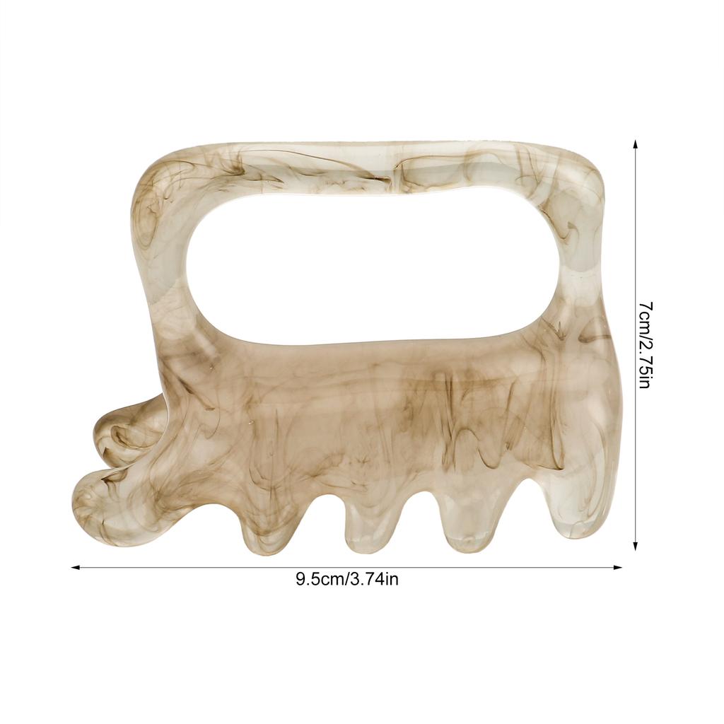 Double Push Massager Shoulder and Neck Point Pull Bar Scraping Massage Multifunctional Body Massage Tool Manual Massage Tool