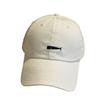 New embroidered soft-top baseball cap for men and women couples versatile face small sunshade cap curved brim dome tide