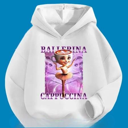 Autumn Winter Brainrot Kids Hoodies Cartoon Pattern Children Sweatshirt Tung Tung Sahur Casual Long Sleeve Tops Youth Clothing