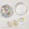 1 Jar Hollow Out Flowers Nail Art Glitter Mini Sparkling Flakes Nail Sequins Nail Art Decoration,Manicure Tips Charms For Women