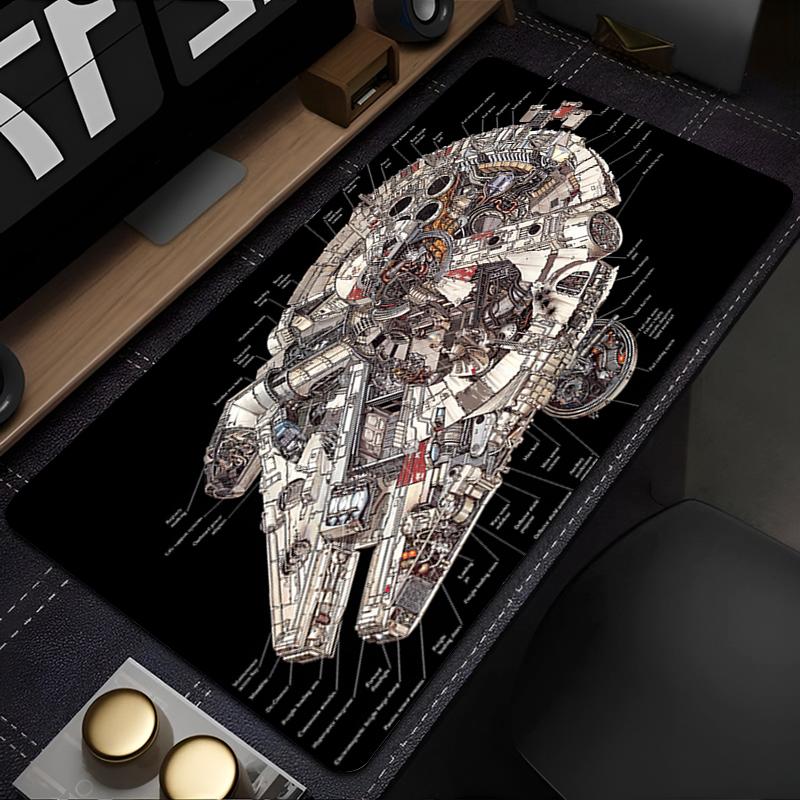 Anime Mousepad Gamer Gaming Mouse Pad Desk Mat Sstar Wwars Sspacecraft Playmat Computer and Office Cabinet Keyboard Pad 800X300x2mm