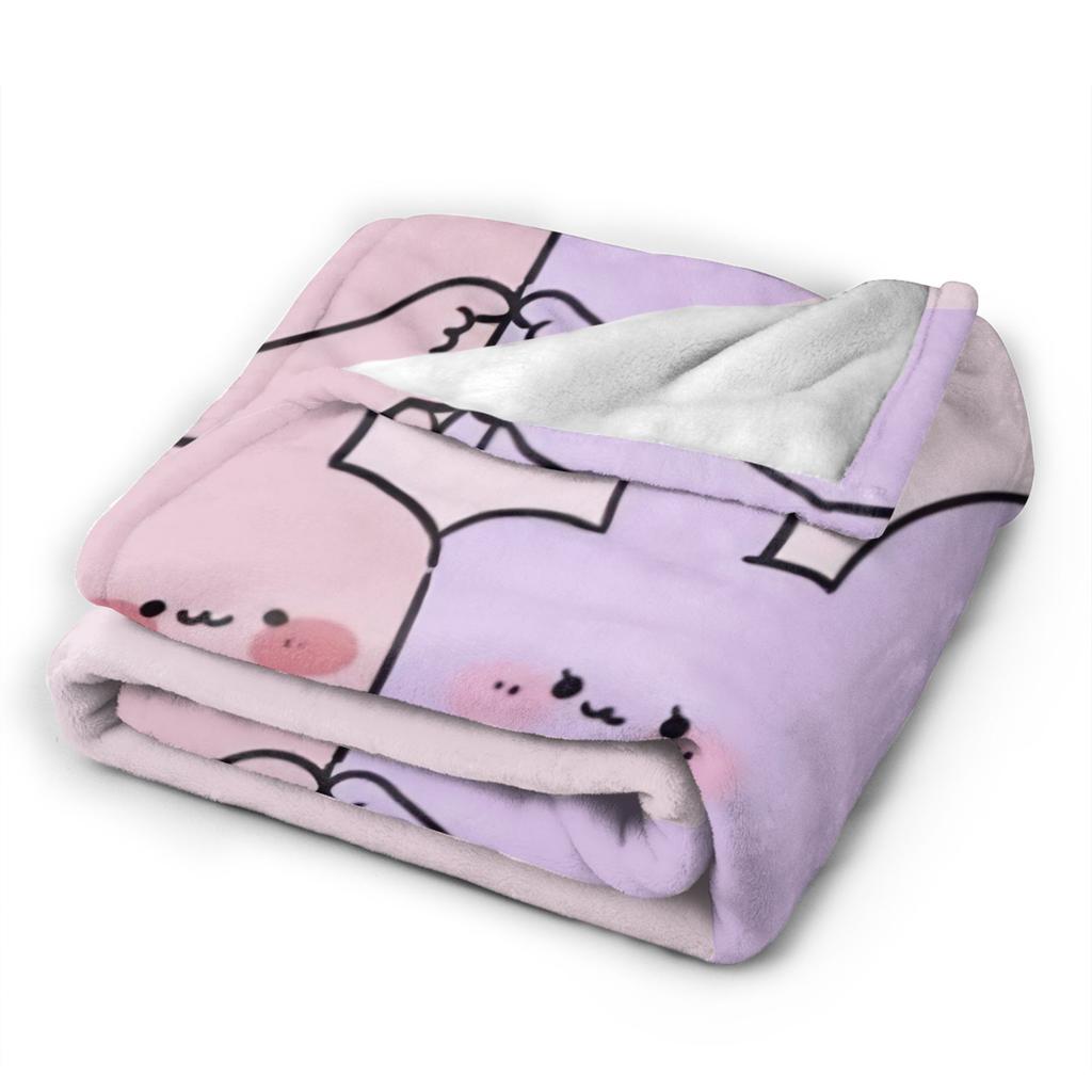 Asamimichan and Anemimi Blanket Ultra Soft Throw Blankets for Sofa 50x60 Inch Multiple Sizes Plush Thin Quilt