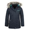 Warm Waterproof Girls' Jacket Trollkids Girls Oslo Coat XT Winter Navy Blue (180-609)