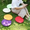 Candy Color Seat Cushion Simple Fabric Sponge Cushion Round Chair Cushion  Outdoor Picnic