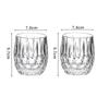 315ml/300ml Thickened Whiskey Glass Luxury Wine Glasses Beer Brandy Cups Premium Carved Cocktail Glass Suitable for Gift Giving