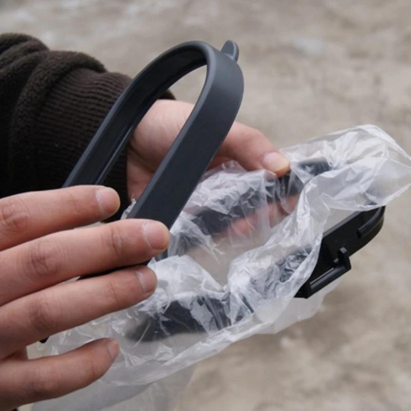 Car Trash Can Hanging Frame Storage Bin Storage Box Car Trash Box Auto Interior Supplies Trash Bag Universal