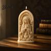 Easy Release Wax Silicone Making Candle Mold Jesus 3D Sculpture Molds Good Shepherd Virgin Religious