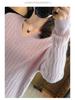 New Korean Style Women's V-Neck Sweater – Loose, Versatile, Plus Size Knitwear for Autumn and Winter