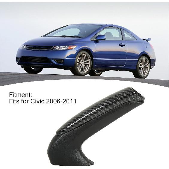 Parking Brake Handle - Carbon Fiber Style Emergency Handbrake Grip Replacement for 2006-2011, OE 47115-SNA