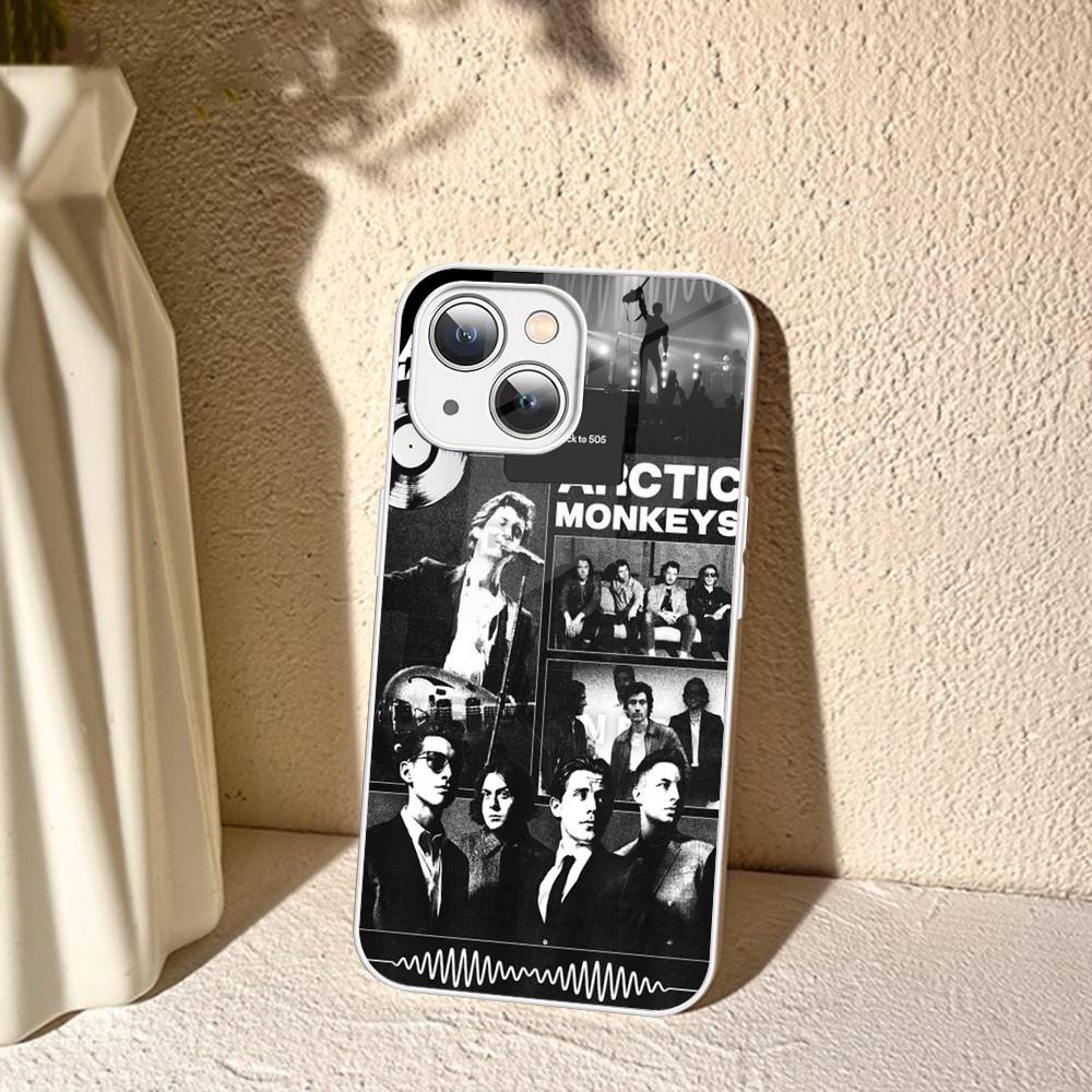 Hot A-Arctic M-Monkeys Band Tempered Glass For Iphone 14 13 12 11 Pro Mini XS MAX 14Plus X XS XR Cover