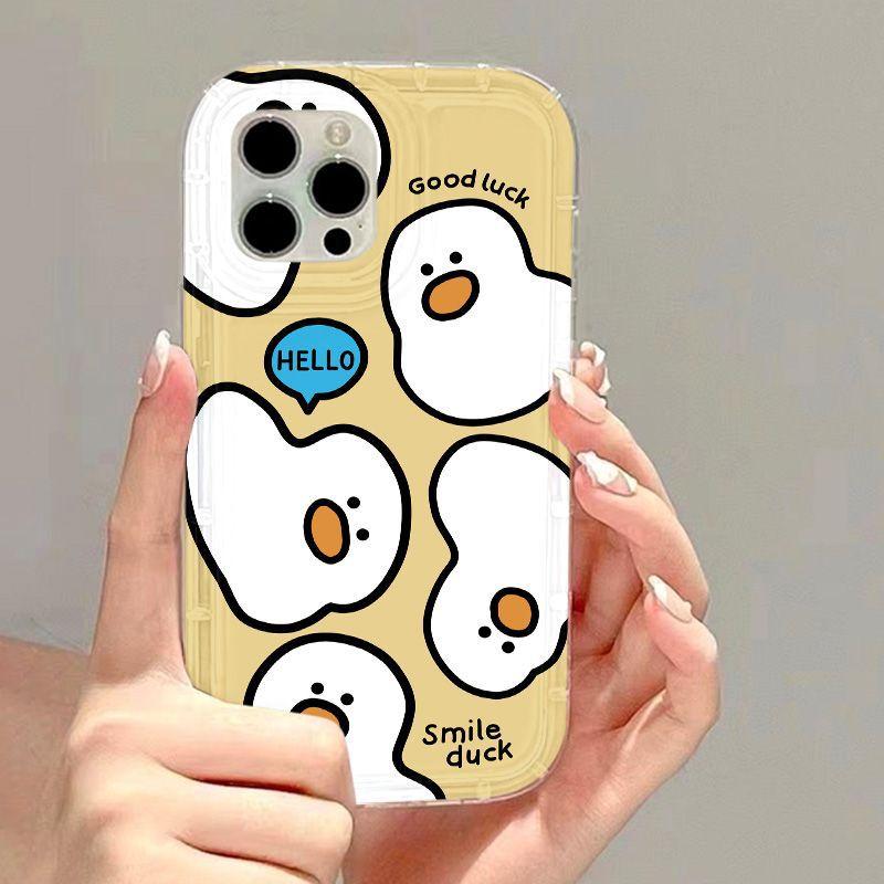 Привет, утенок, подходит для чехла для мобильного телефона iPhone17Pormax 14Pro/13 Apple 16 противоударный завод 15. Apple 7/8/se