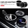Car Ashtray LED Portable One Touch Open Automatic Indicator Blue Light For Nismo Nissan Tiida Teana Skyline Juke X-trail Qashqai