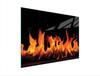 TABLA DE CORTAR DE CRISTAL 40x30 FUEGO