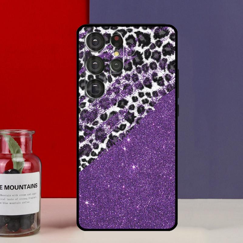 Leopard Print Funda Case For Samsung Galaxy S25 Ultra S9 S10 S20 S21 S22 Plus S23 Ultra S24 FE Phone Cover