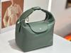 Women's 2025 Genuine Leather Dumpling Bag - Fashionable Versatile Tote with High-End Design and Large Capacity
