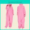 Cartoon Kirby Cuter Animal Jumpsuit Pajamas For Halloween Themed Party Dress Up