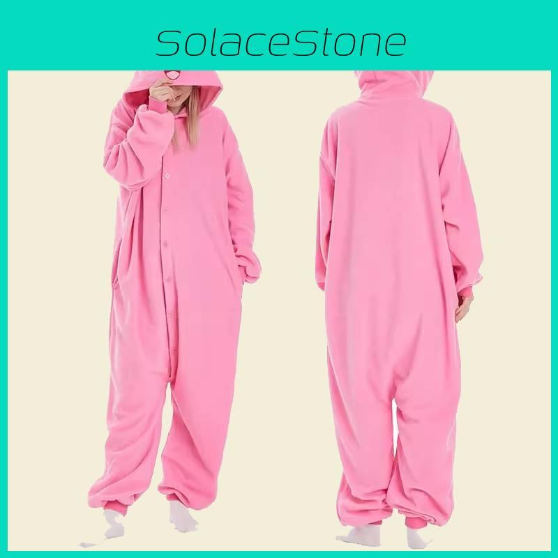 Cartoon Kirby Cuter Animal Jumpsuit Pajamas For Halloween Themed Party Dress Up