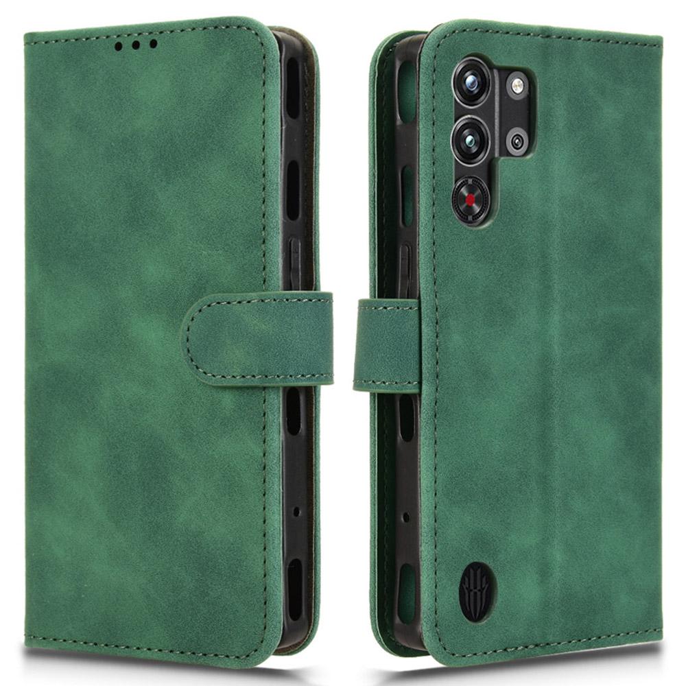 Dla ZTE nubia Red Magic 10 Pro 5G Skórzane Etui Skóra w Dotyku Odporne na Upadki Portfel Klapka Pokrowiec na Telefon