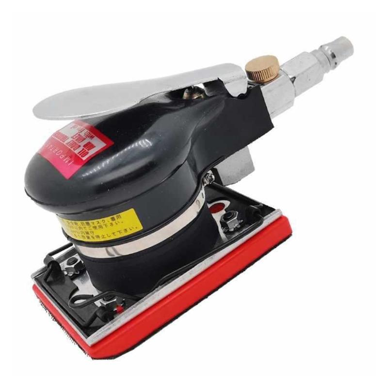 Pneumatic Disc Sander Tool For Automotive Detailing And Woodworking Furniture Refinishing Featuring Aluminum Construction