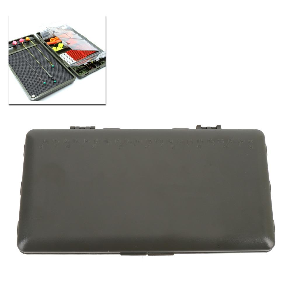 PP Fishing Rig Container 24*12.4*3.5cm Fly Fishing Tackle Box  for Carp Fishing