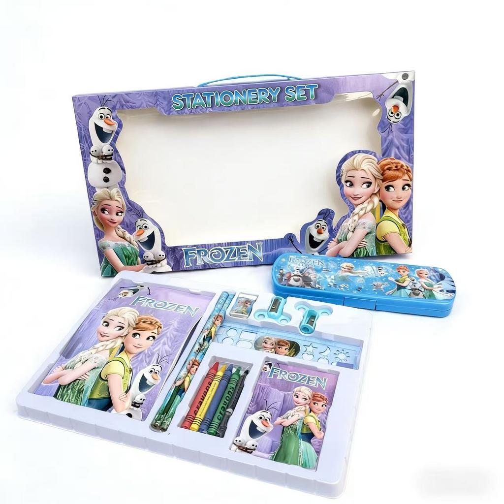 Disney Stationery Set Series Stationery Set Includes Pencil Case, Pencil, Ruler and Eraser. School Prizes, Inspirational Gifts for Students