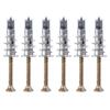 54pcs Prevent Loose Screw Assortment Kit Self-Drilling Wall Screws Set  Home Improvement