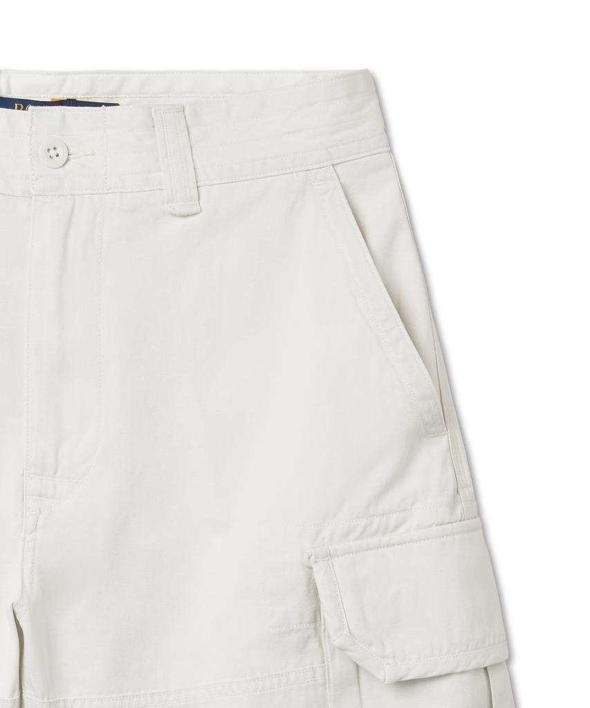 POLO RALPH LAUREN Relaxed Fit Twill Cargo Shorts - White
