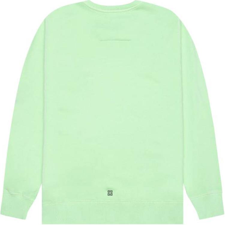 Givenchy Felpa Archetype SS23 Uomo Verde BMJ0HA3YAC-326