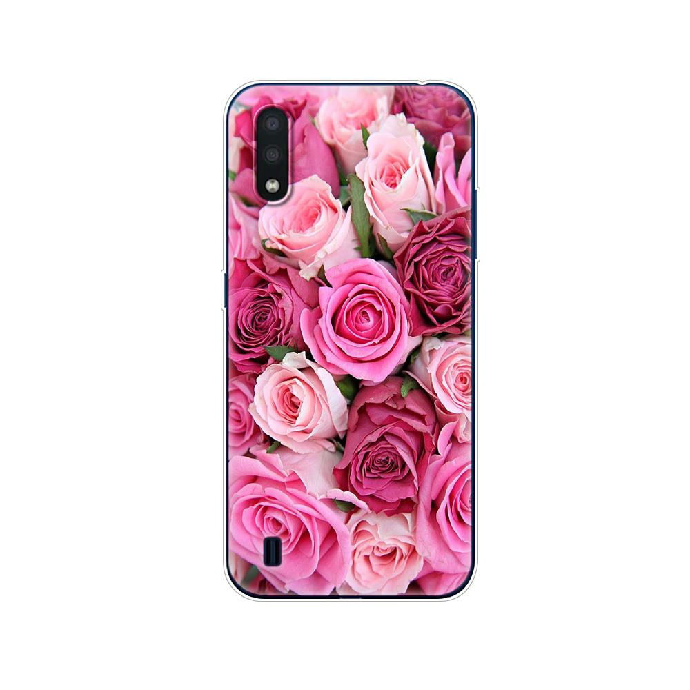 For Samsung M01 Case 5.7" Soft Silicon Tpu Cover For Samsung Galaxy M01 M 01 SM-M015FZBDSER M015 Phone Back Shell Bumper Funda