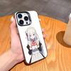 Re Zero Rem Emilia Phone Case For iPhone17,16,15,14,13,12,11,Pro,MAX White Matte Shockproof Cover