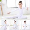 Fashion Spring Autumn Thermal Underwear Suits Nude Color Elastic Ballet Underwear Set Warm Fleece Dance Tights Girls