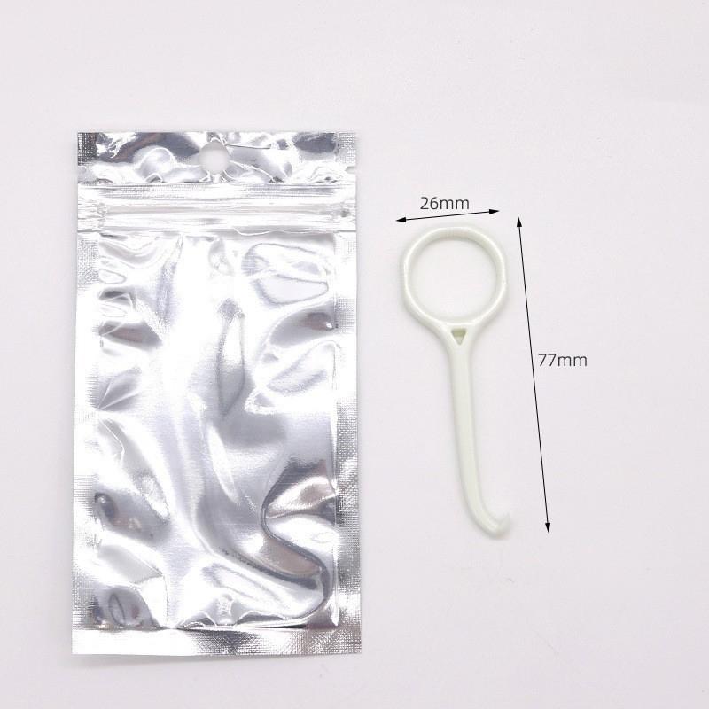 100 Pcs Dental Orthodontic Invisible Braces Remover Plastic Hook Disposable Orthodontic Aligner Remove Hook