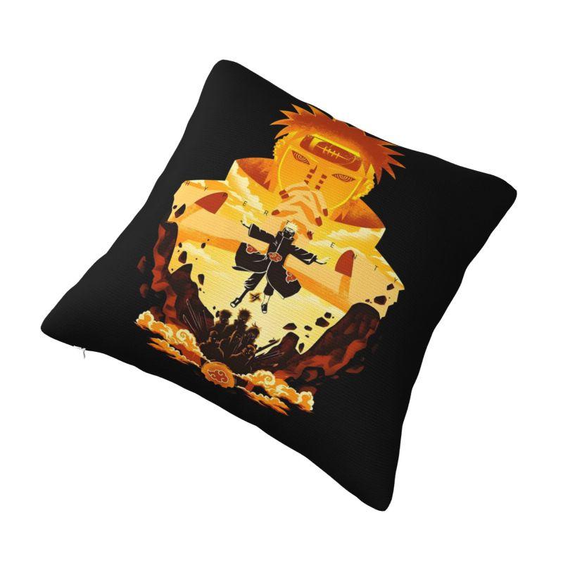 Custom Narutos Uzumaki Pillow Case Anime Cartoon Cushion Cover Decoration Salon Square Pillowcase
