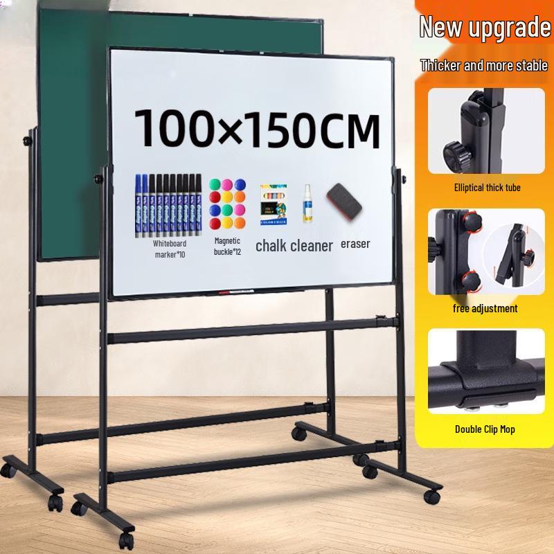 Chuangjing Whiteboard & Blackboard with Stand
