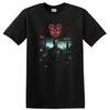 Retro Rock T Shirt Glitch Art Heavy Metal Band Album Cover Tee Design