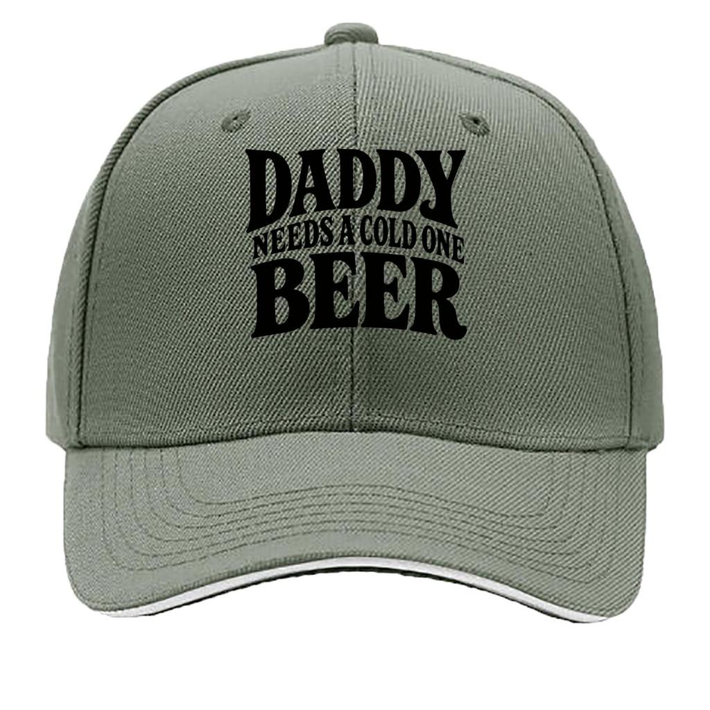 Bold Daddy Beer Humor Typography Des Sandwich Baseball Cap Sun Cap Outdoor Workouts Hat