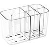 Storage Toothbrush Organizer Wall Mounted Tooth Brush Cup Stand  Bathroom