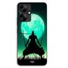 Custom Phone Case - MANIACASE - Xiaomi Redmi 13C 5G - TPU Silicone - Roronoa Zoro Triple Sword Full Moon - Black