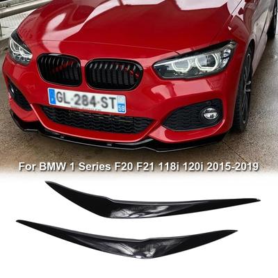 For BMW 1 Series F20 F21 118i 120i 2015 2016 2017 2018 2019 Car Eyebrow Eyelid Lamp Light Eyebrows Headlight Accessories
