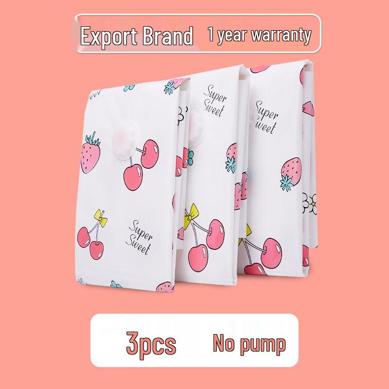 Handun 3-Pack Vacuum Storage Compression Bags