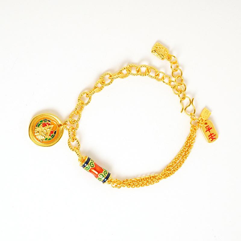 Bodhisattva Xiangyun Kaleidoscope Bracelet Temperament Retro National Style Hand Jewelry Bracelet