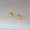 Modernlike 14k Gold-filled Silver Round Ball One-touch Earrings 10mm
