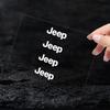 4Pcs Car Door Handle Stickers Tire Rear View Mirror Decals for Jeep Renegade Compass Grand Cherokee Wrangler Jk Gladiator