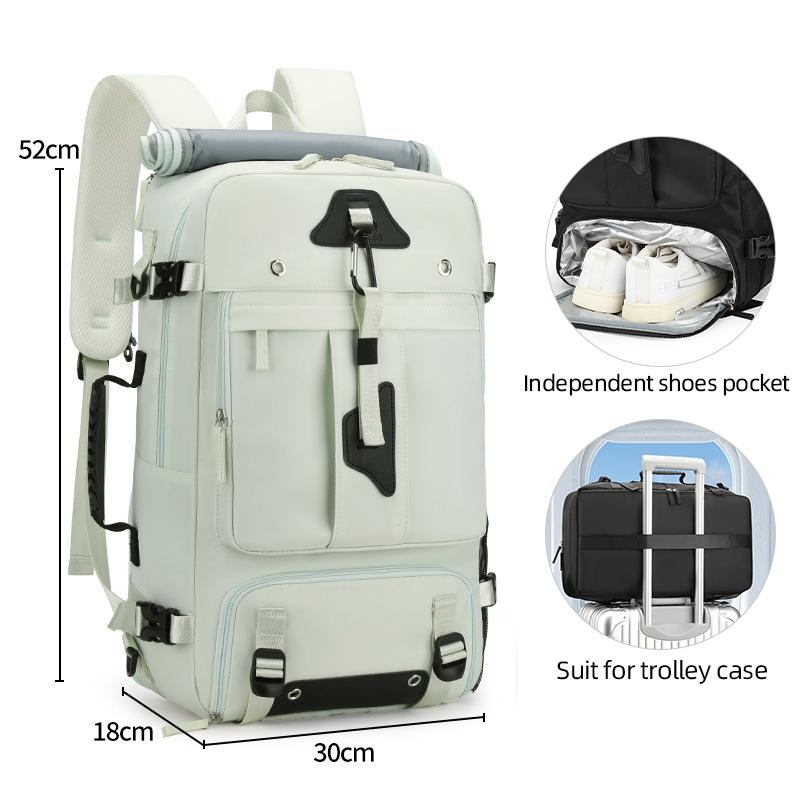 Large-capacity Backpack Men's Outdoor Expandable Multi-compartment Travel Boarding Backpack Travel Large Luggage Bag