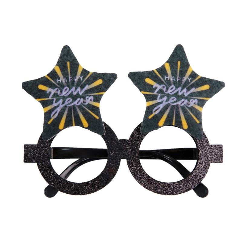 

Happy New Year 2024 Glasses Gift for Kids Adults Cheer Glasses Frame Eyeglasses