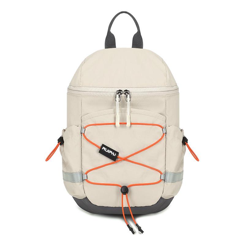 Spring Lightweight Outdoor Backpack, Breathable Layered Mountaineering Bag, Casual Travel Backpack