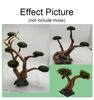 Aquarium Decoration Moss Driftwood Fish Tank Landscaping Water Grass Moss Tree Trunk DIY (No Aquatic Plants)
