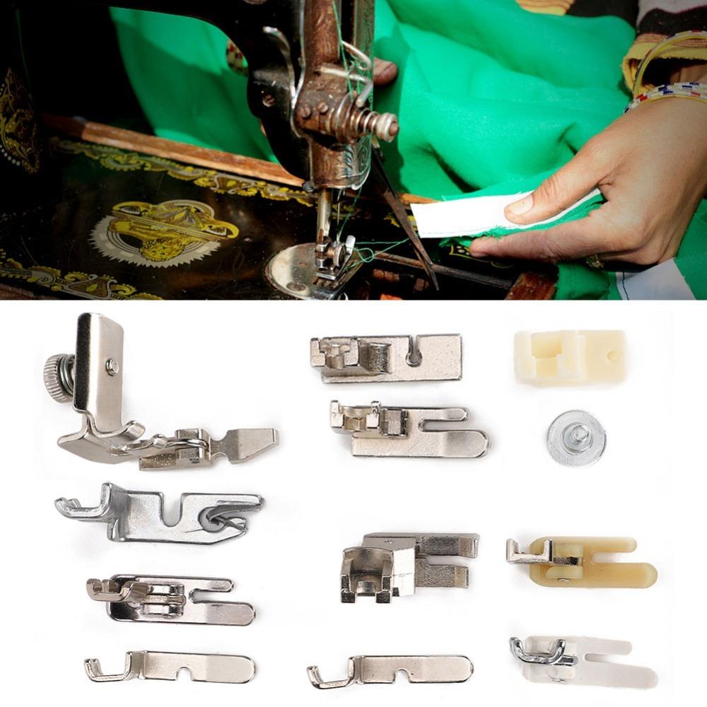 

12pcs Durable Presser Foot Set Stainless Steel Professional Sewing Foot Household DIY