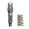 Heavy Duty Professional Auto Locking Screwdriver Handle Carbon Steel Bits Lightweight Aluminum Grip for Reliable Use