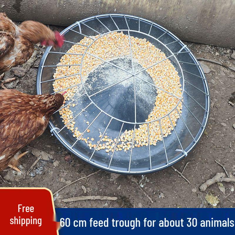 Automatic Free-Range Chicken, Duck, and Goose Feeder - Spill-Proof, Durable, and Carefully Designed